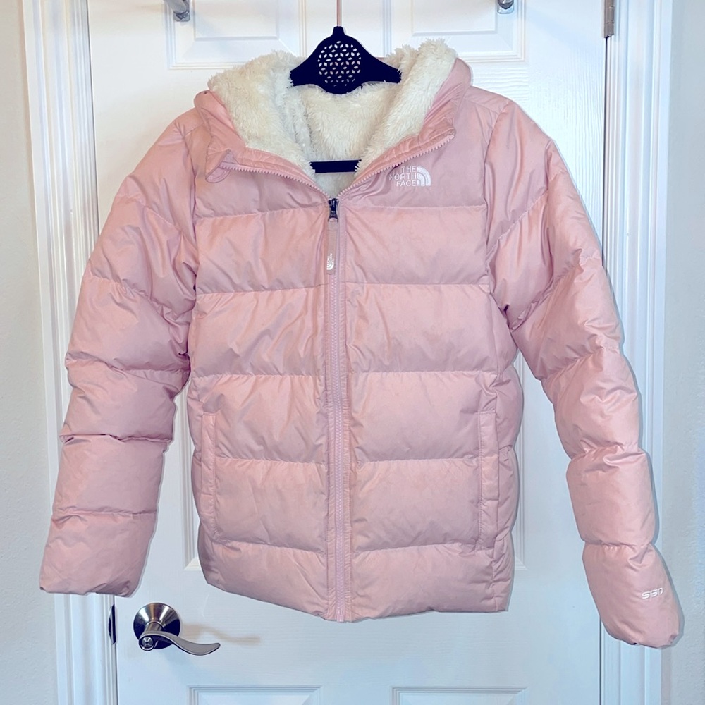 Girls North Face Jacket ~ Blush Pink